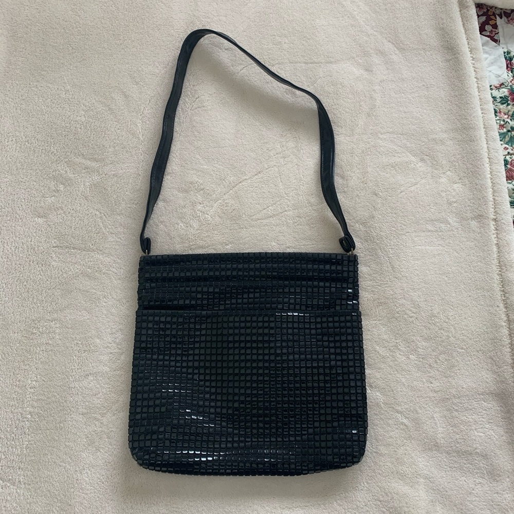 Vintage Lumured black bag